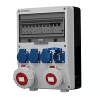 Stromverteiler TD-S/FI 32A 16A 4x230V IP54 franz/belg System Doktorvolt DV-2466-F