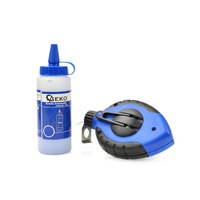 Schlagschnur 30m + blaue Kreide 115g G29043