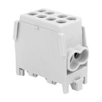 Hauptleitungsklemme Abzweigklemme HLAK 25-1/2 M2 grau Klemmblock Verteilerklemme 1P 1,5-25 mm2 1,5-16mm2 Pollmann 208 2080136