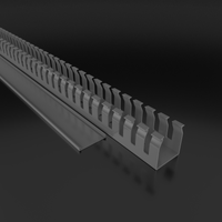 Kammrinne 40x40 Kabelkanal mit Abdeckung 1m E84