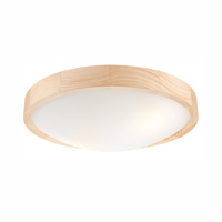 LED Deckenleuchte Lampe Kiefer 2-flammig gewölbt 37 cm E27 LD-PD-8.2 SOSNA