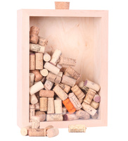 3D Bilderrahmen Tief Zum Befüllen Objektrahmen Echt Holz Box A2 Sparbüchse DV-2094-RD