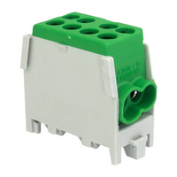 Hauptleitungsklemme Abzweigklemme HLAK 25-1/2 M2 grün Klemmblock Verteilerklemme 1P 1,5-25 mm2 1,5-16mm2 Pollmann 208 2080138