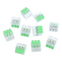 10 Stück Verbindungsklemmen 3x0.2-4.0 mm² VDE UL 450V 32A DGN 10-DG221-5.6-03P