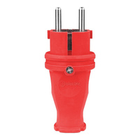 Gummistecker 16A 230V Stecker rot 3101-301-1600