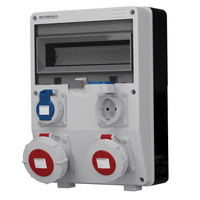 Stromverteiler TD IP65 1x16A 1x32A 2x230V Doktorvolt® DV-6664-D