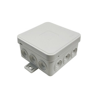 Abzweigkasten Aufputz m.Gummi Verschraubung 75x75x41 mm IP54 ViPlast 035-03