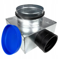 Lüftungsverteiler Verteilerkasten 1x75 Ø125 Wohnraumlüftung Luftverteiler E-KSR-1X75/125-OC-K