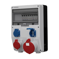 Stromverteiler TD-S 1x63A 1x16A 2x230V Doktorvolt® DV-0397-D