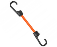 Set 2 x Spanngummi mit metall PVC Haken 0,8x80cm Bradas BCH2-08080OR-B