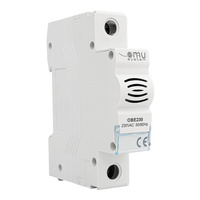 Klingel 230V für 35mm DIN Hutschiene Bell 230V OmuSystem OBE230