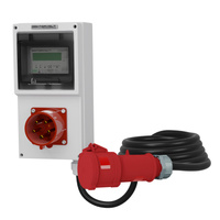 Anbaustecker 32A Mobiler Stromzähler MID 5x4mm2 Doktorvolt DV-4333-ML