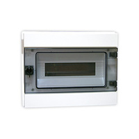 Feuchtraumvert​eiler Verteilerkasten Unterverteilung RHp12 1000V 12 Module UP 1000V IP65 VDE E-P 36.120