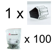 Dosenklemme 8x0.5-2.5 mm² Verbindungsklemme VDE DGN 1 Stück 100 Stück DG228-3.5-08P-1Y