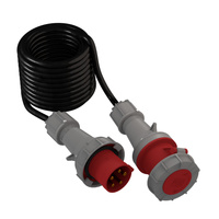CEE Verlängerungskabel Kabel 20m 63A IP67 Starkstromkabel 5x10mm2 PCE Doktorvolt® DV-2834-CEE-63