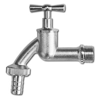 Wasserhahn Messing 1/2" AG Garten Keller Wasserauslauf Aussenarmatur Schlauchtülle 1/2" BRADAS GKK021213