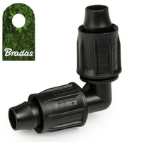 PE-Rohr Winkel 16mm f.PE-Rohr Verlegerohr Bradas DSWAQJ-K16