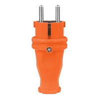 Gummistecker 16A 230V Stecker orange 3101-301-2300