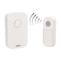 Funkklingel FADO AC kabellose Türklingel mit Batterie und learning System 36 Klingeltöne zur Auswahl 80m OR-DB-KF-135