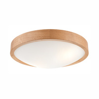 LED Deckenleuchte Lampe Eiche 2-flammig gewölbt 37 cm E27 LD-PD-8.2 DAB