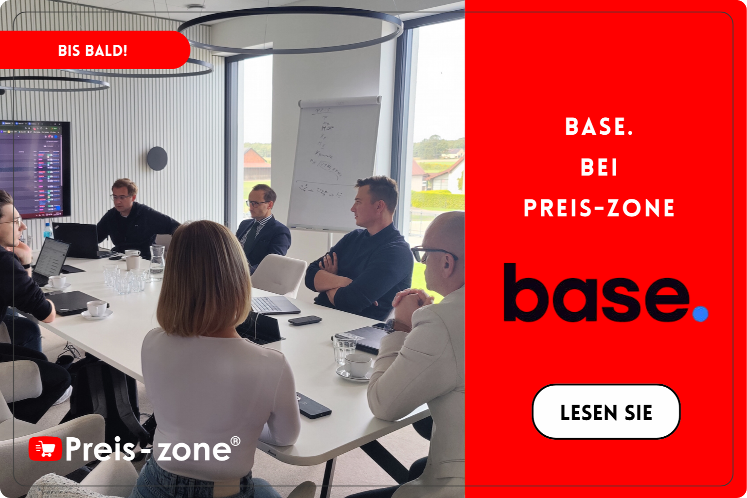 Ein Blick in die Zukunft des Online-Handels – Base zu Gast bei Preis-Zone