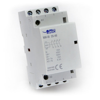 Modular Leistungsschütz Schütz 25A 230V AC 4NO 35mm DIN Montage XBS M-IS 25-40