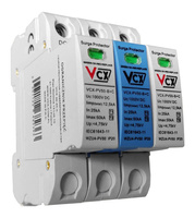 Überspannungsschutz 3P 1000V DC T1 T2 (B+C) 12,5kA Blitzschutz DCBC3P1000PV5012,5KA