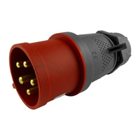 Stecker CEE 5P 32A IP44 VDE Mobilstecker 400V TP Electric 3107-301-1601