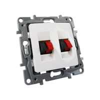 Lautsprecherdose 2fach Wand Anschluss Dose Niloe Legrand 764581