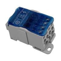 Verteilerblock LK DTB 185+8x24 Klemmblöcke mit Schraubanschluss Verteilung Block Elektro Becov ULK185K