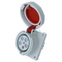 Einbausteckdose schräg 63A/5P 400V IP67 Steckdose IEGN 6353