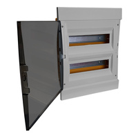 Unterputz Verteilerkasten IP40 24/26 Module grau M-L 970.24