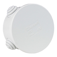 Runde Abzweigsdose mit Drosseln IP44 Ø 80x40 M-L 002