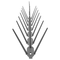 Vogelschreck Kunststoff Spikes Vogelabwehr graue Taubenabwehr Balkon DV-KOLCE-SZ