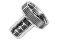 Hahnanschluß 1" Innengewinde mit Schlauchtülle 19mm für 3/4" Schlauch Bradas GKK001019