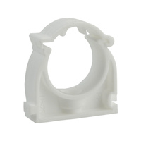 1 Stück PVC Rohrschelle RL, RLm, RS ⌀16 Rohrclip Rohrklemme Rohrhalter Marmat UZ-16