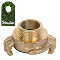 Klauenkupplung GEKA Außengewinde 3/4" Messing Schnellkupplung BRADAS BR-GK111A
