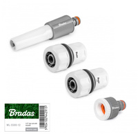 4-teiliges Sprühset Düse für 3/4" Schlauch WHITE LINE Bradas WL-5500-34