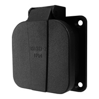 Schutzkontakt Steckdose englisch britisch schwarz PCE13A 2P+Z 230V IP44 PCE 1020-0S