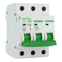 Leitungsschutzschalter C32A 3-Polig 6kA Sicherungsautomat LS-Schalter GACIA SB6L C 3P 32A