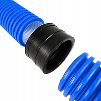 Lüftungsanschlussstück Durchmesser 75 mm selbstdichtender Gummi Kabelmuffe für FLEX-Kanal Nippel für Rohre E-KZŁ-75