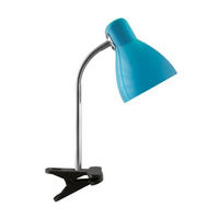 Schreibtischlampe mit Clips KATI E27 BLUE CLIP IDEUS 02863