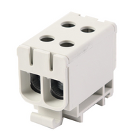 Hauptleitungsklemme Anschlussklemme ETB 50/1x2 Al/Cu Universalklemme elektroinstallation 4 Löcher Elektro Becov UK2050.21