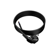 Anschlusskabel 4m mit Winkelstecker Uni-Schuko 250V 16A 3x1,5 mm² OMY PP-50 Schwarz W-97184