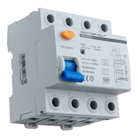 Wallbox Fehlerstromschutzschalter FI Typ B E-Auto 40A 30mA 4P IP20 Allstromsensitiv RCD DV-5576