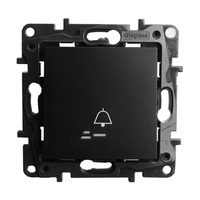 Taster Klingeltaster beleuchtet schwarz Niloe Step 863510