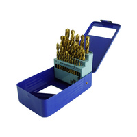 Satz titanbeschichteter Bohrer 28-teilig G38235