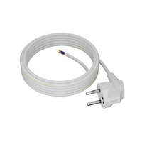 Anschlusskabel 5m mit Winkelstecker Uni-Schuko 250V 16A 3x0,75 mm² OMY PP-50 Weiß W-97161