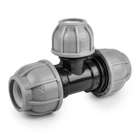 T-Stück für PE Rohr 32 / 20 / 32 mm Verbinder PN10 BRADAS DSRA10T3220