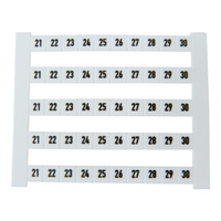 DEK5FWZ Klemmenmarkierer Markierungen 21-30 5Streifen Weidmüller 0523060021